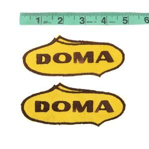 Vintage Doma Automotive Racing Patches